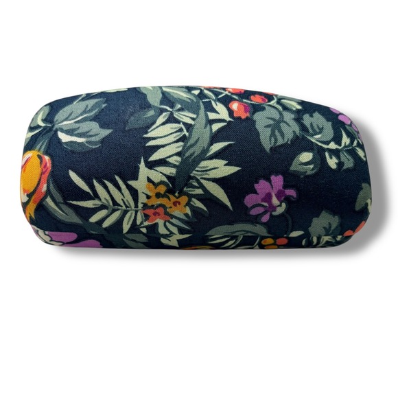 Vera Bradley Floral Eyeglass Case Glasses Spectacles Protector Hard Shell - Picture 3 of 5